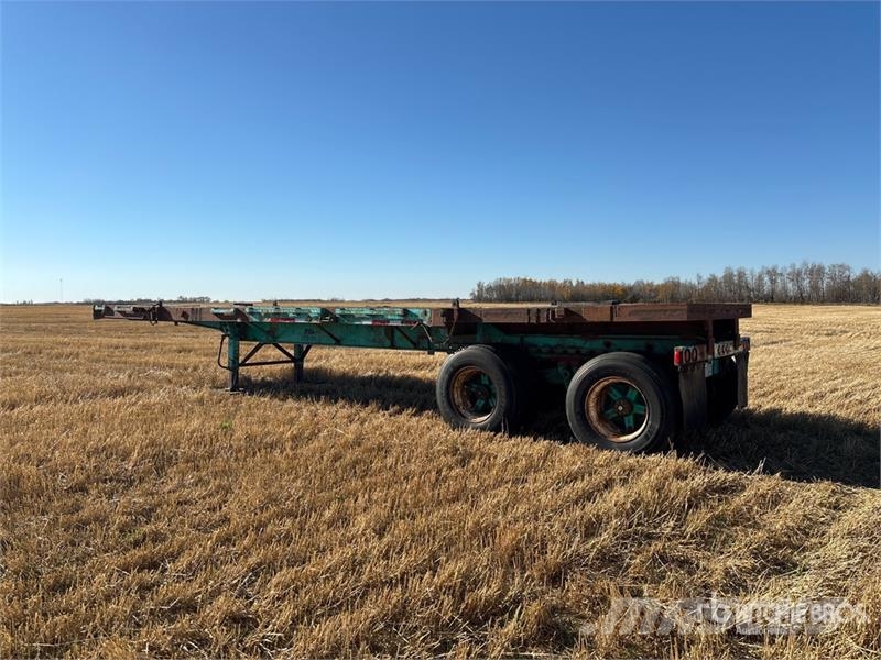 34 ft T/A Flatbed Trailer مقطوروات مسطحة/مفصلية الجوانب