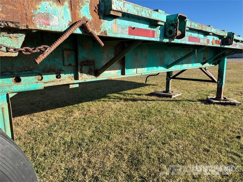  34 ft T/A Flatbed Trailer مقطوروات مسطحة/مفصلية الجوانب