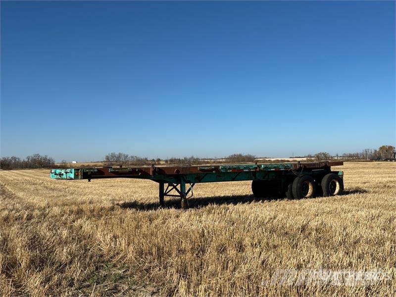  34 ft T/A Flatbed Trailer مقطوروات مسطحة/مفصلية الجوانب