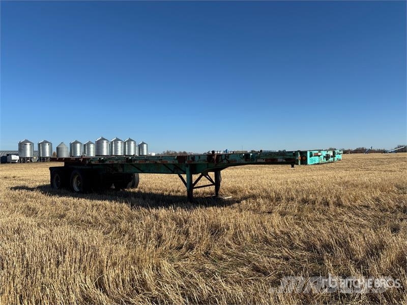  34 ft T/A Flatbed Trailer مقطوروات مسطحة/مفصلية الجوانب
