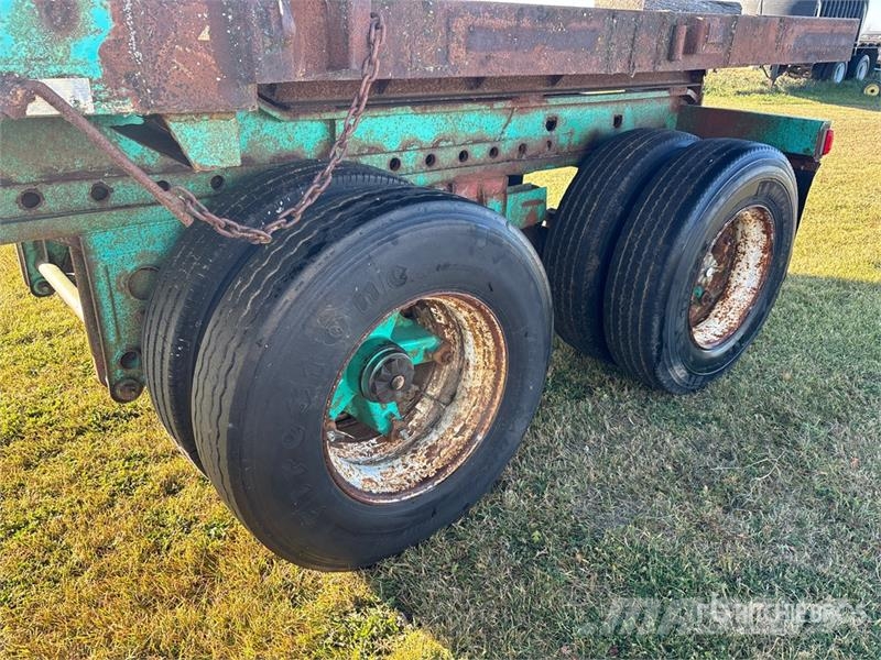  34 ft T/A Flatbed Trailer مقطوروات مسطحة/مفصلية الجوانب
