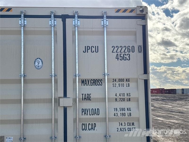 40 ft High Cube Multi-Door Storage Container Uzglabāšanas konteineri