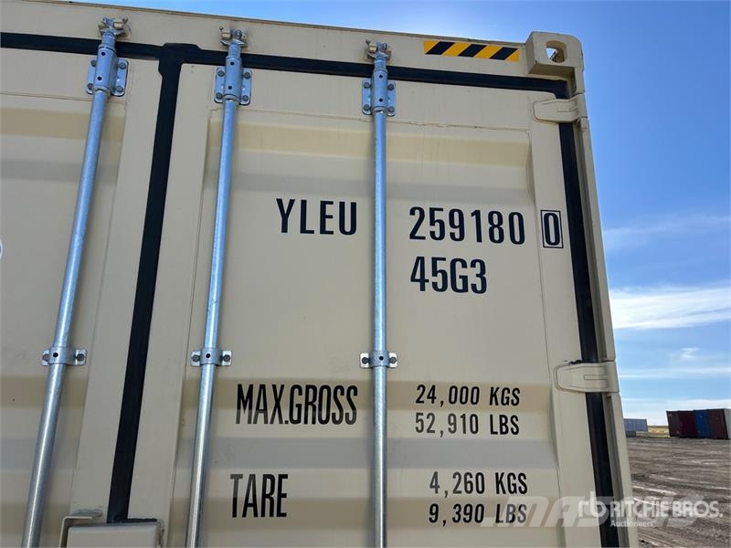 40 ft High Cube Multi-Door Storage Container Opbevaringscontainere