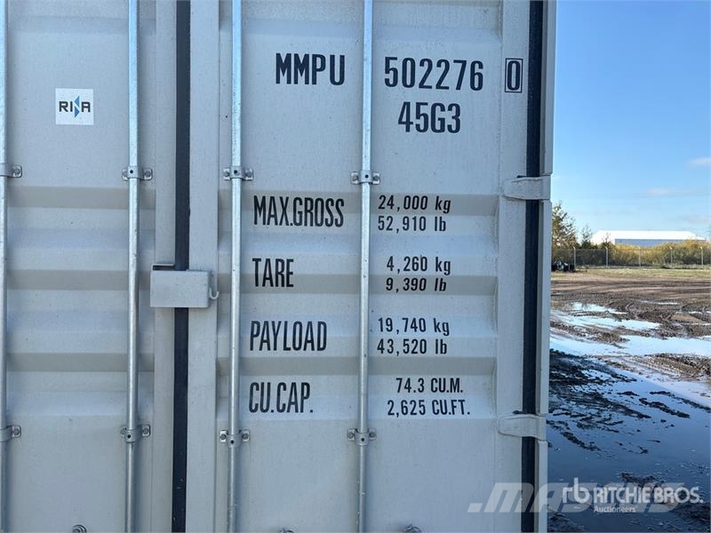 40 ft High Cube Multi-Door Storage Container Lagerbehälter