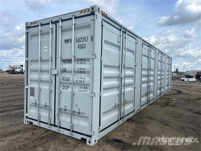40 ft High Cube Multi-Door Storage Container Varastokontit
