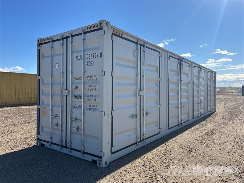 40 ft High Cube Multi-Door Storage Container Raktárkonténerek