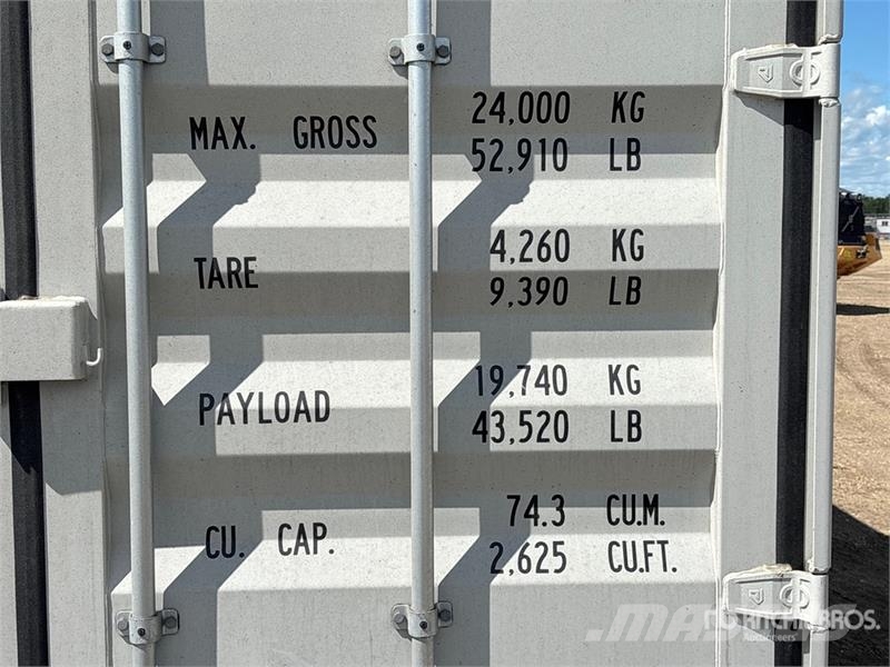 40 ft High Cube Multi-Door Storage Container Varastokontit