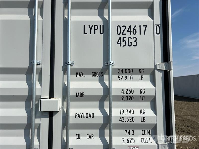 40 ft High Cube Multi-Door Storage Container Varastokontit