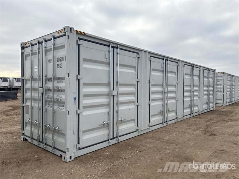 40 ft High Cube Multi-Door Storage Container Lagercontainere