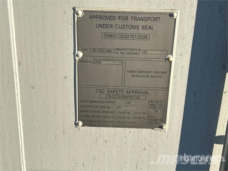 40 ft High Cube Multi-Door Storage Container Kontenery magazynowe