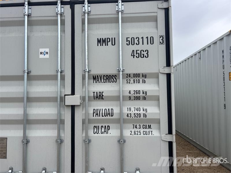 40 ft High Cube Multi-Door Storage Container Soojakud