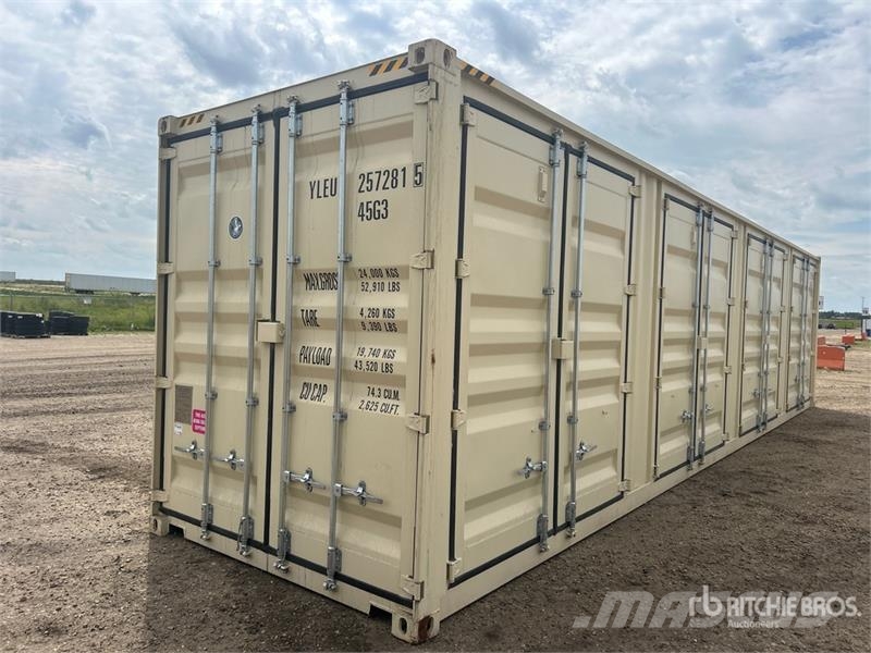 40 ft High Cube Multi-Door Storage Container Varastokontit