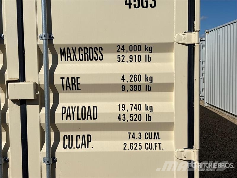 40 ft High Cube Multi-Door Storage Container (Unus Soojakud