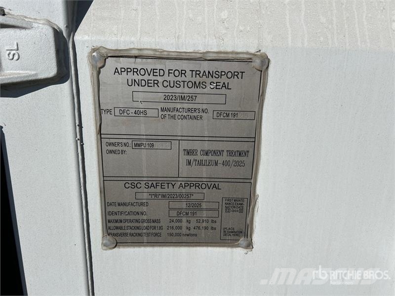 40 ft High Cube Multi-Door Storage Container Container per immagazzinare