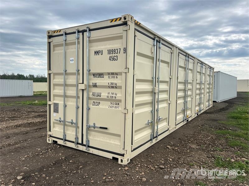 40 ft High Cube Multi-Door Storage Container Varastokontit