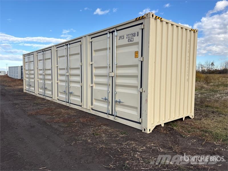 40 ft High Cube Multi-Door Storage Container Uzglabāšanas konteineri