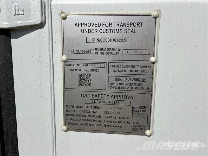  40 ft High Cube Multi-Door Storage Container Varastokontit