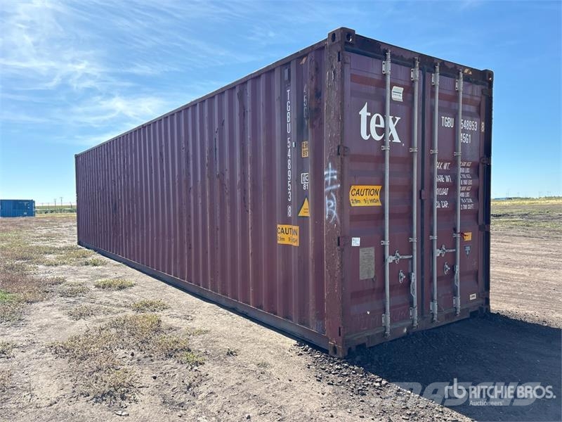  40 ft High Cube Storage Container Uzglabāšanas konteineri
