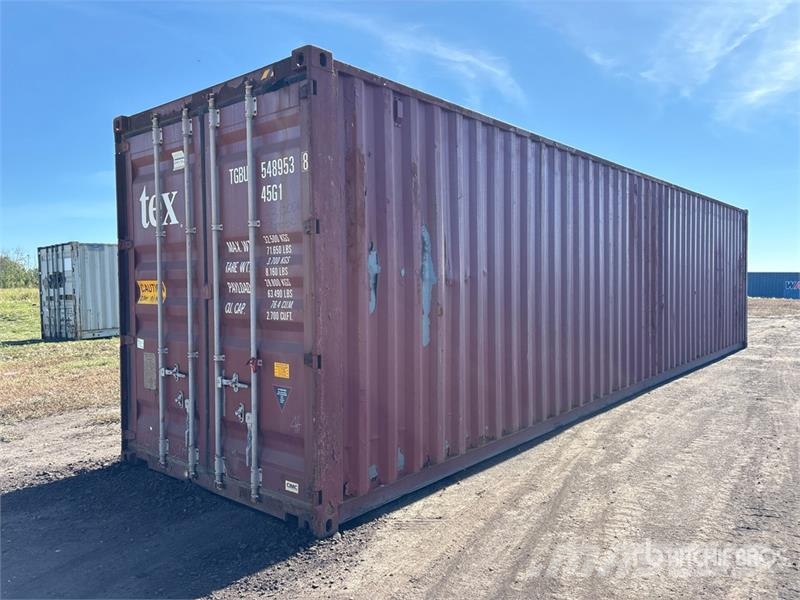  40 ft High Cube Storage Container Uzglabāšanas konteineri