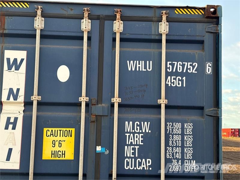 40 ft High Cube Storage Container 贮藏箱