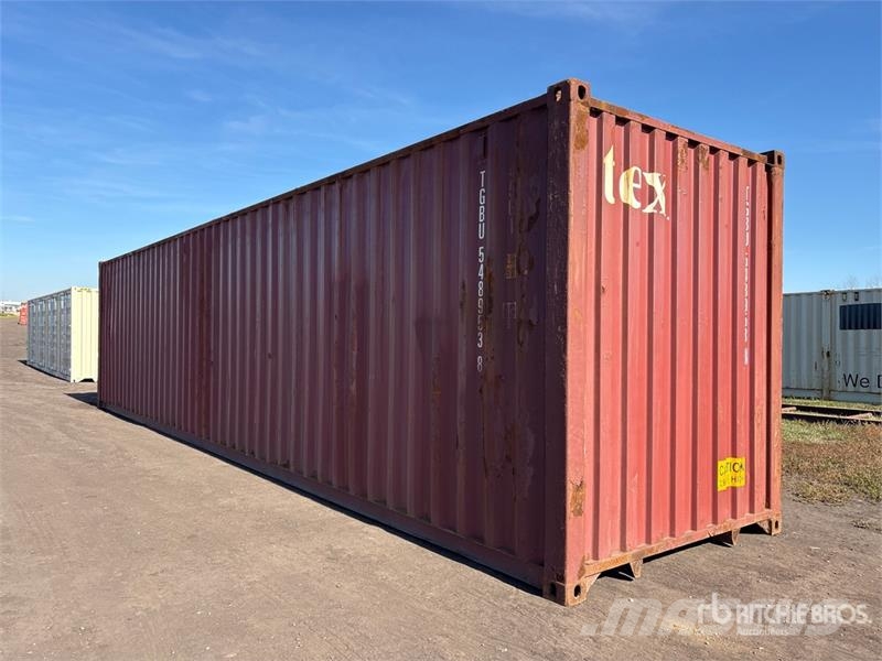  40 ft High Cube Storage Container Uzglabāšanas konteineri