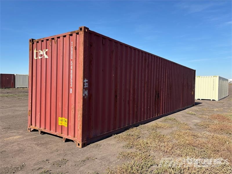  40 ft High Cube Storage Container Uzglabāšanas konteineri