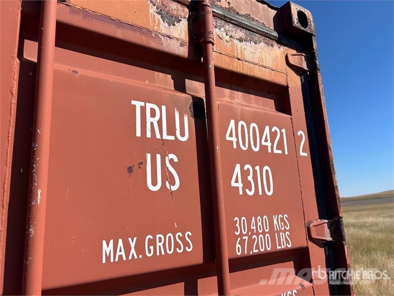 40 ft High Cube Storage Container Uzglabāšanas konteineri
