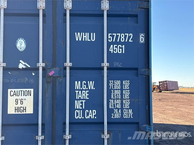 40 ft High Cube Storage Container Kontenery magazynowe