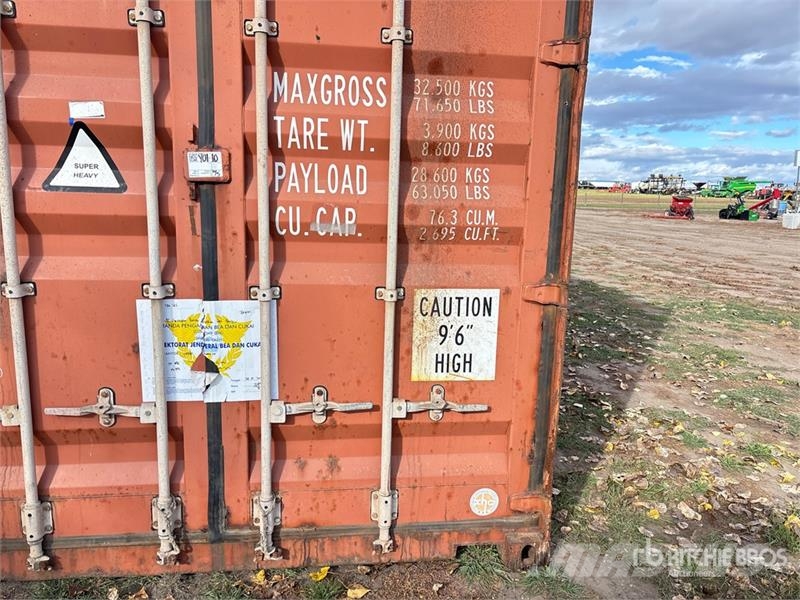40 ft High Cube Storage Container Opslag containers
