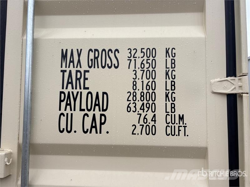 40 ft High Cube Storage Container Varastokontit