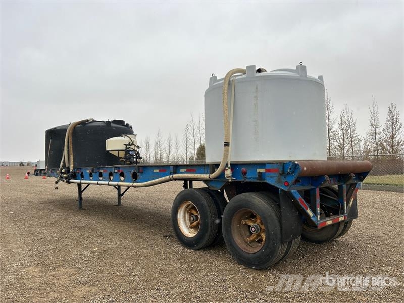 40 ft T/A Flatbed Oilfield Trailer Оборудване за обработка