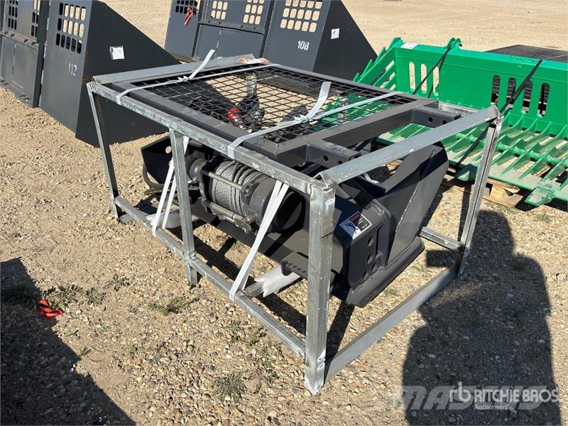 46 in Skid Steer Forestry Hydraulic Winch Ďalšie komponenty