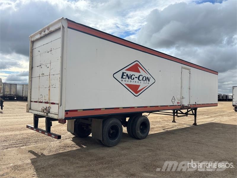  47 ft x 102 in T/A Storage Van Trailer Kapali kasa treylerler