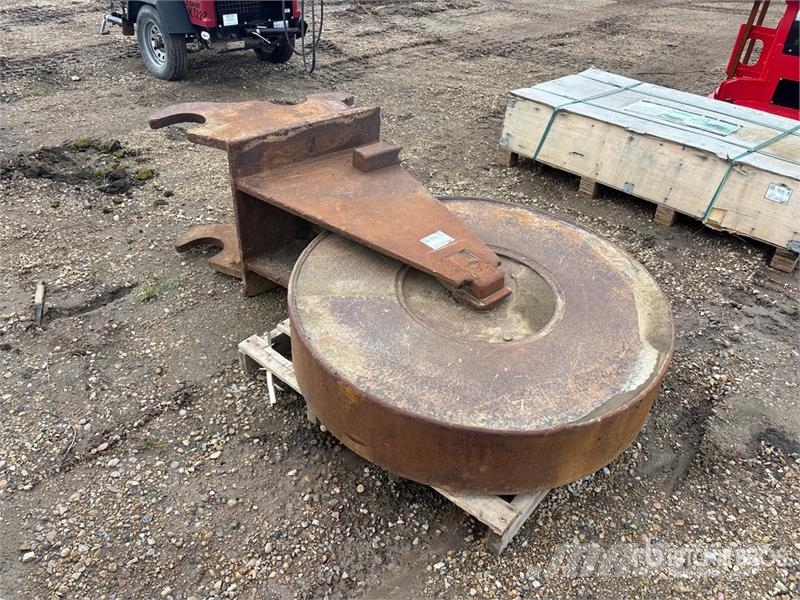48 in Q/C Excavator Compaction Wheel Andre komponenter