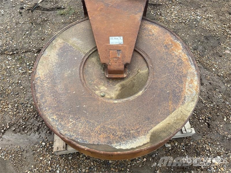 48 in Q/C Excavator Compaction Wheel Andre komponenter