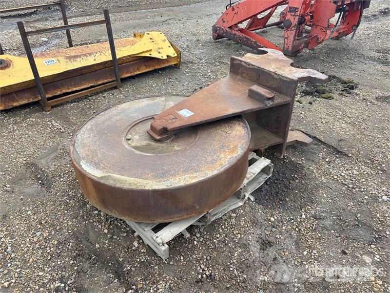 48 in Q/C Excavator Compaction Wheel Andre komponenter