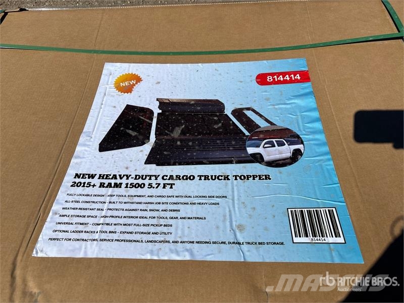  5.7 Ft Steel Truck Topper to Fit 2015 Dodge Ram 15 Transportes - Outros

