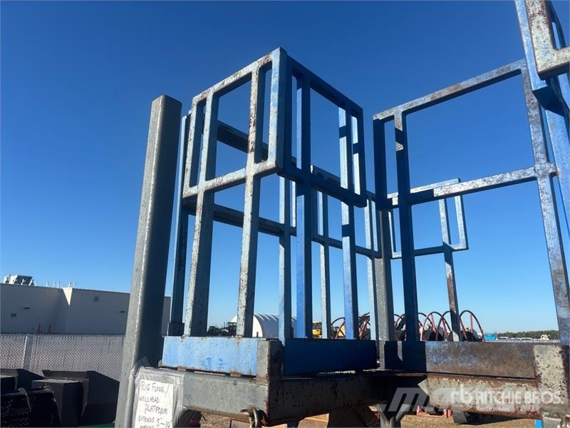  5 ft - 10 ft Extendable Well Work Platform Andre komponenter