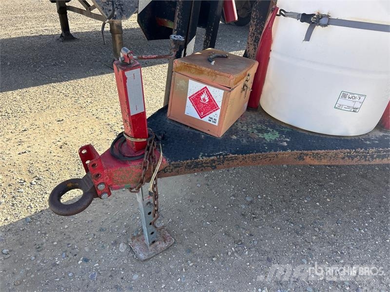 500 gal Trailer Mounted Steel Fuel Wagon Tank Kraftstoff- und Zusatzstoffbehälter