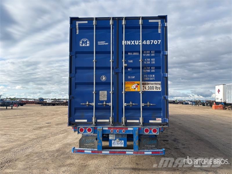 53 ft Tri/A Extendable Container Trailer Containerchassis