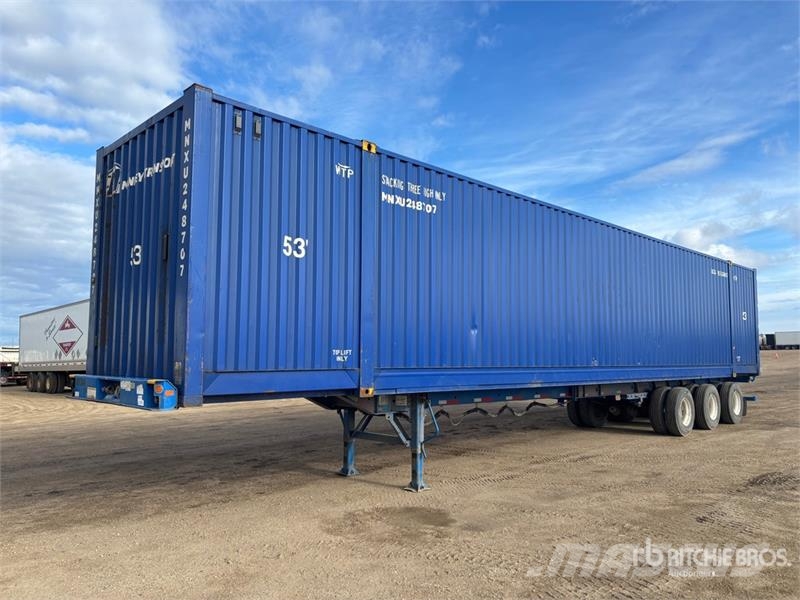 53 ft Tri/A Extendable Container Trailer Containerchassis