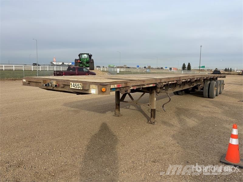 53 ft Tri/A Flatbed Trailer Прицепы-платформы/боковая разгрузка