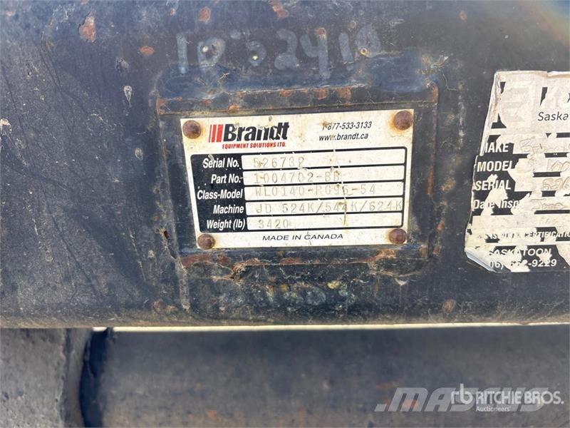 54 in Wheel Loader Forks Gabeln