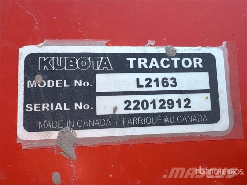 56 in Kubota L2163 Sweeper Attachment Süpürgeler