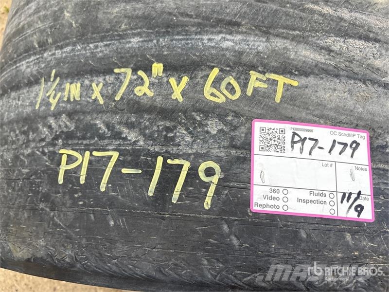 60 ft of 72 in x 1 in Rubber Mats Drilling equipment accessories and spare parts