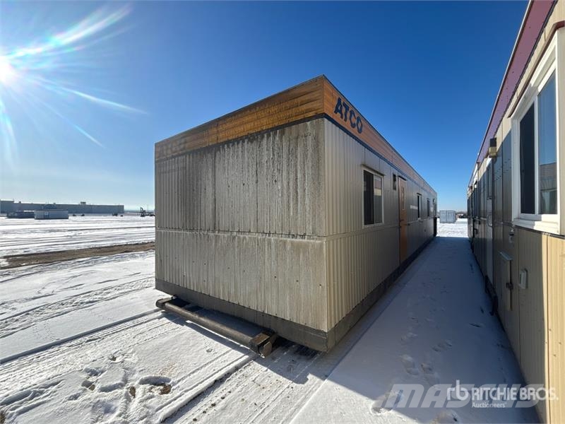 60 ft x 12 ft Skid-Mounted Mobile Office معدات البناء - غير ذلك