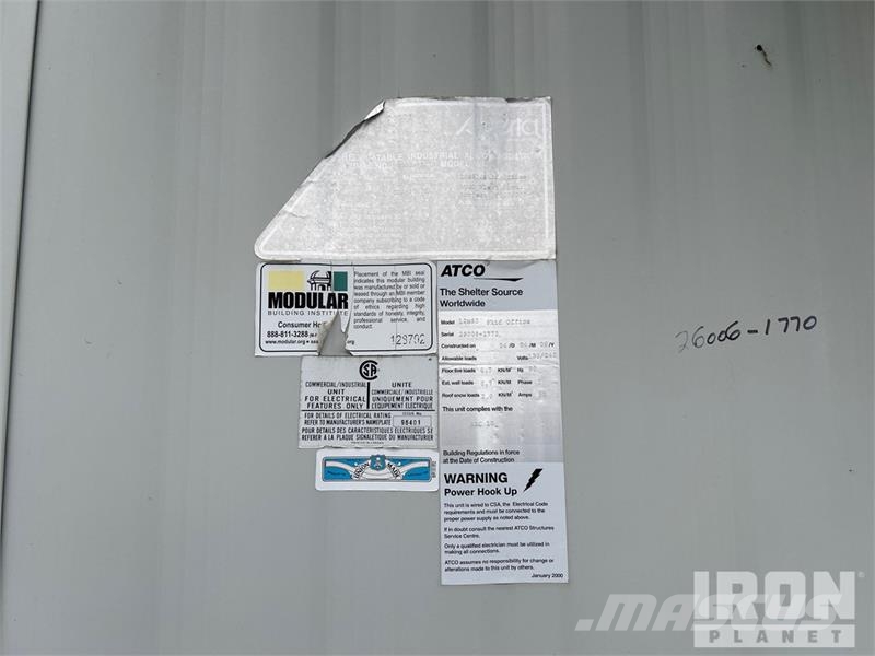 60 ft x 12 ft Skid-Mounted Mobile Office Gradbeništvo - drugo