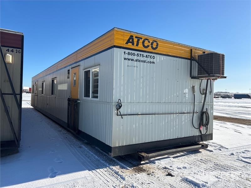 60 ft x 12 ft Skid-Mounted Mobile Office معدات البناء - غير ذلك