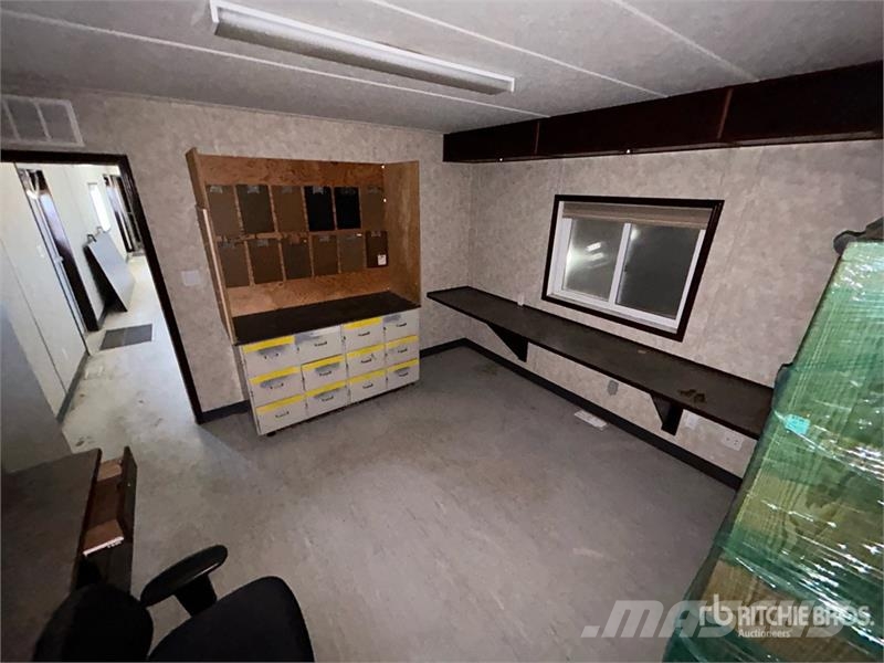 60 ft x 14 ft Skid-Mounted Mobile Camp Celtniecības moduļi