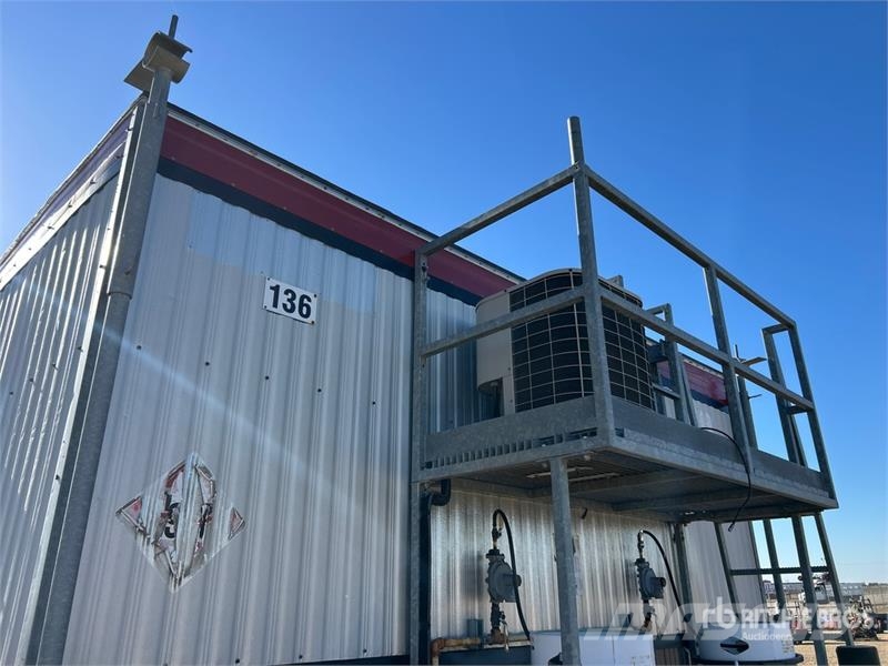 60 ft x 14 ft Skid-Mounted Mobile Camp Celtniecības moduļi